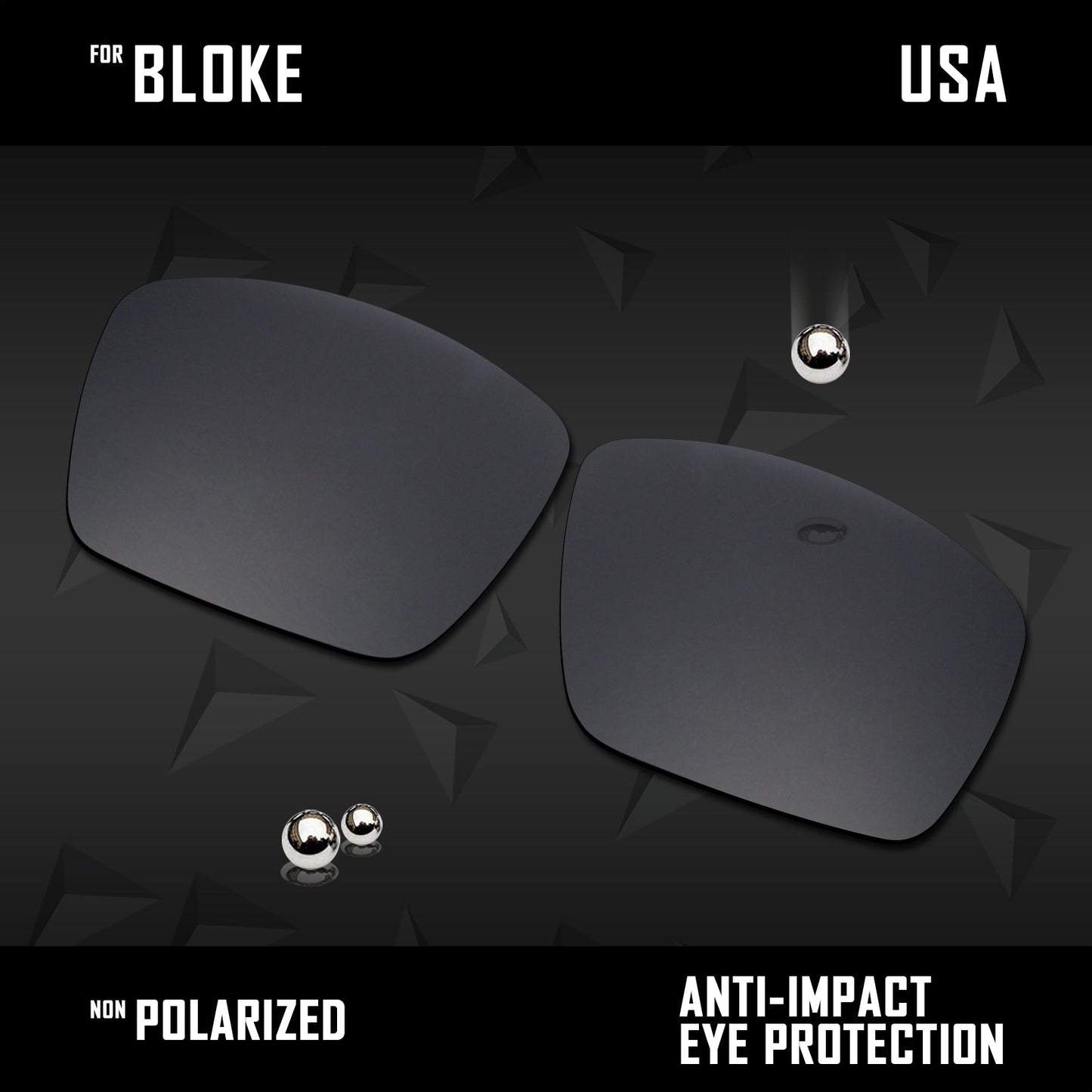 Anti Scratch Polarized Replacement Lenses for-Costa Del Mar Bloke