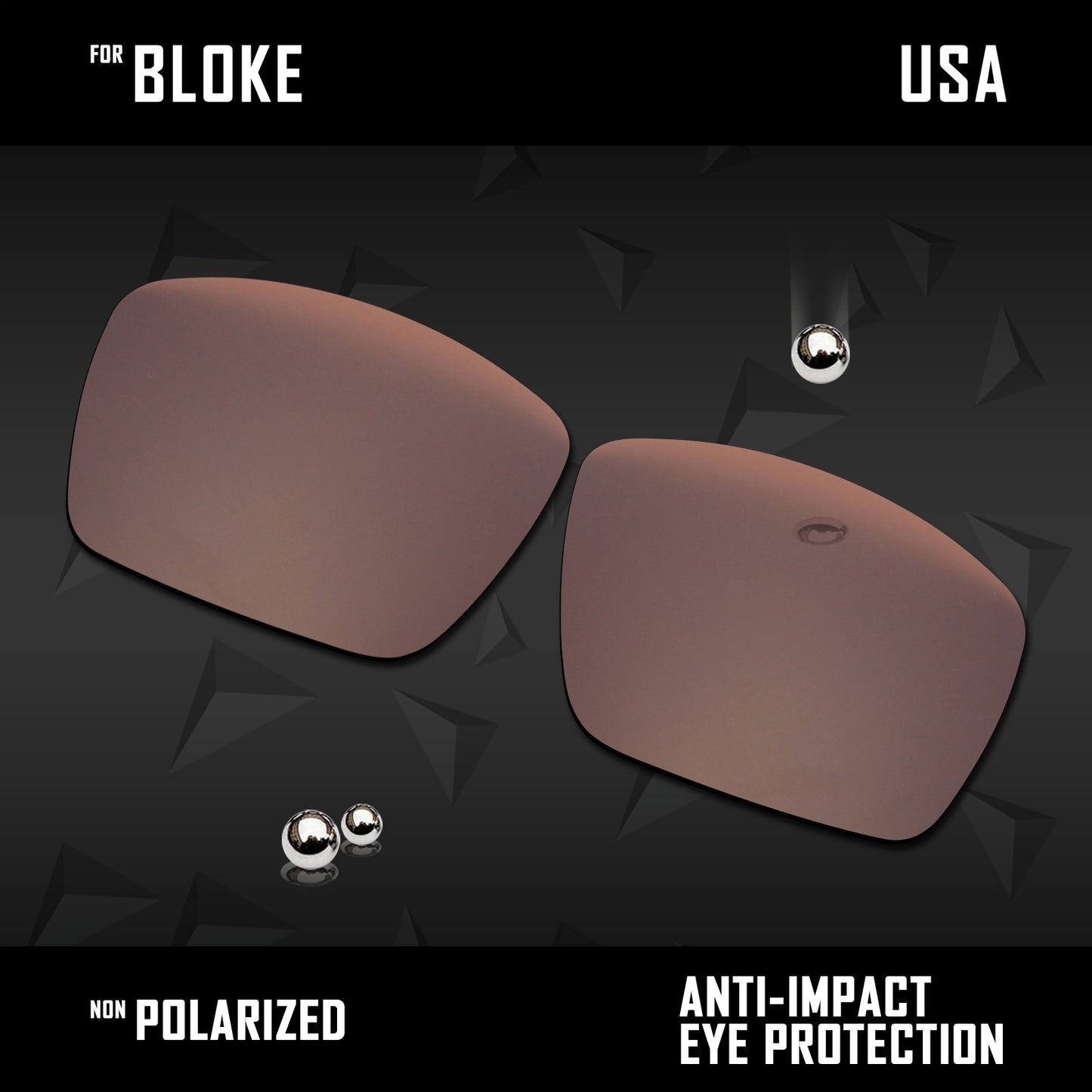 Anti Scratch Polarized Replacement Lenses for-Costa Del Mar Bloke