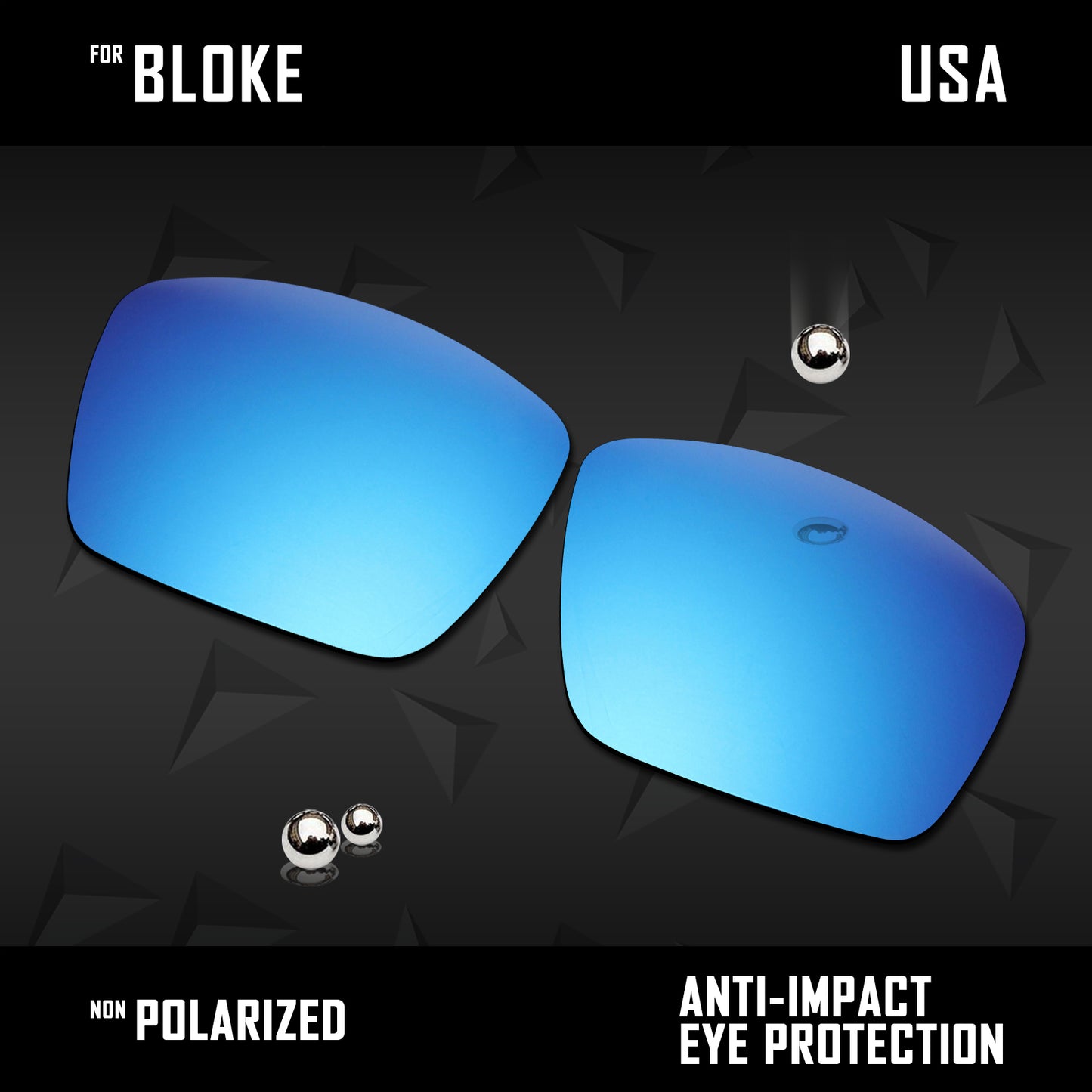 Anti Scratch Polarized Replacement Lenses for-Costa Del Mar Bloke