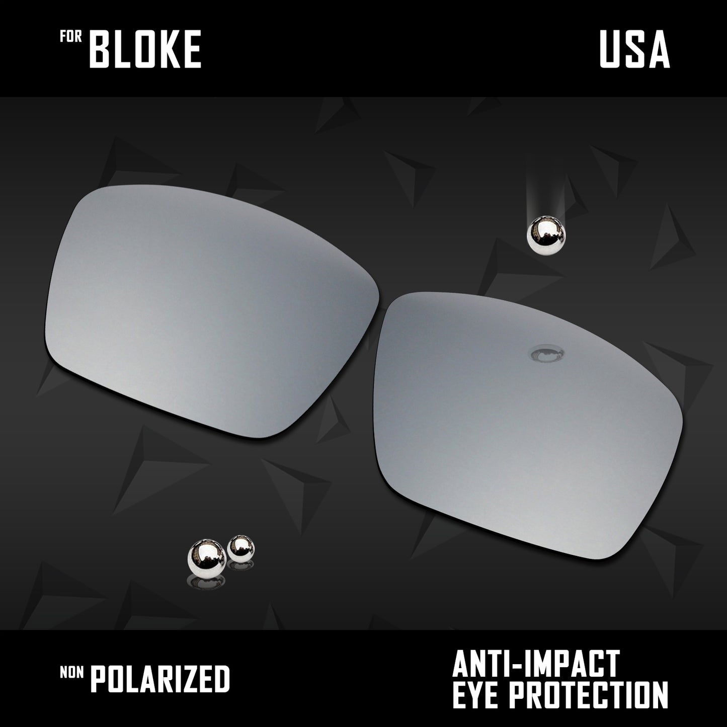 Anti Scratch Polarized Replacement Lenses for-Costa Del Mar Bloke