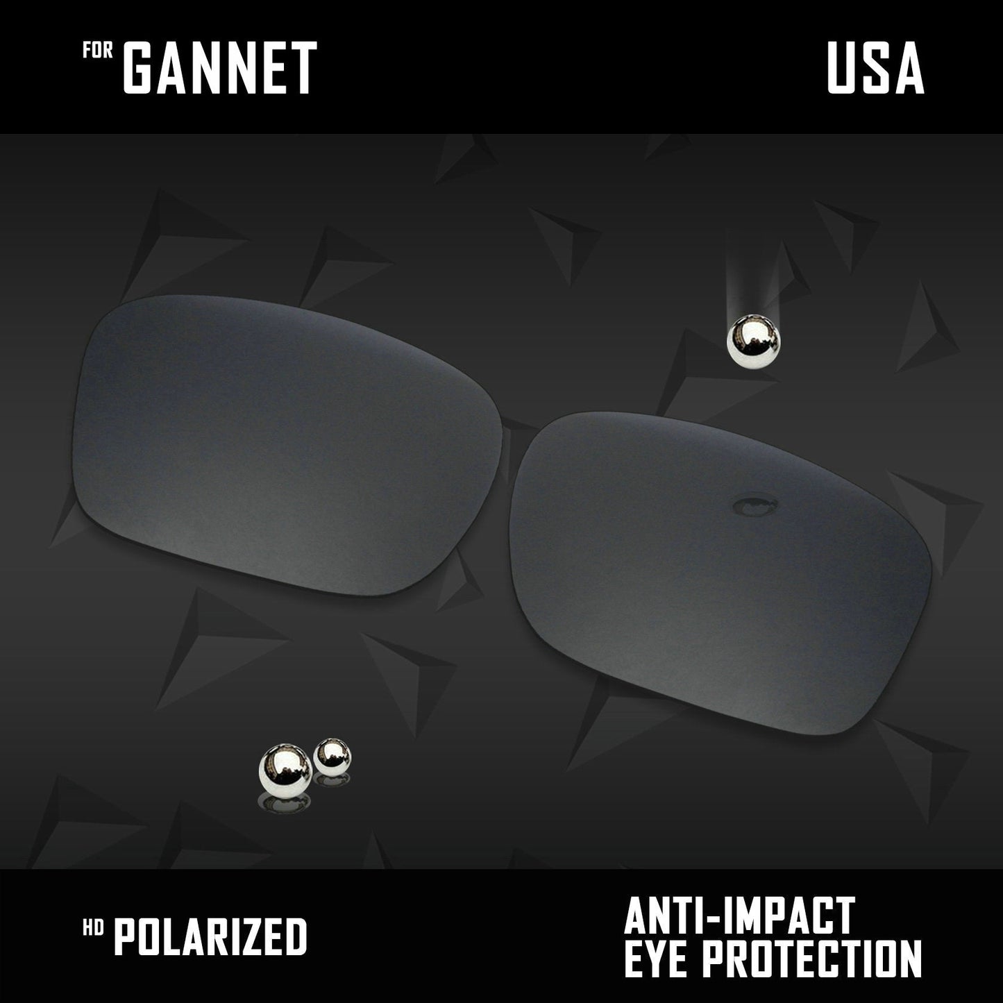 Anti Scratch Polarized Replacement Lenses for-Costa Del Mar Gannet