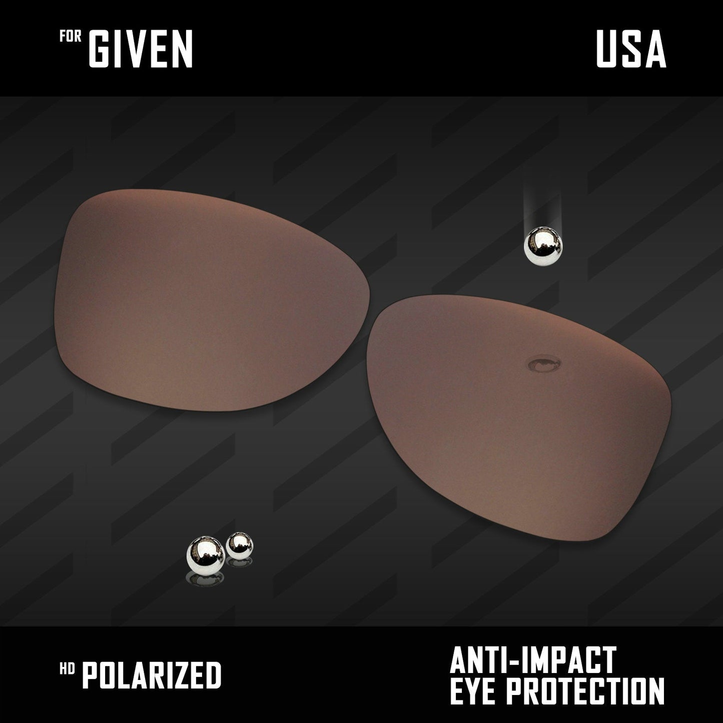 Anti Scratch Polarized Replacement Lenses for-Oakley Given