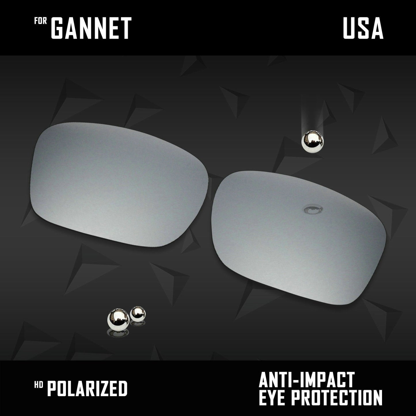 Anti Scratch Polarized Replacement Lenses for-Costa Del Mar Gannet