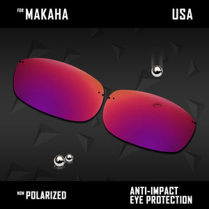 Anti Scratch Polarized Replacement Lenses for-Maui Jim Makaha