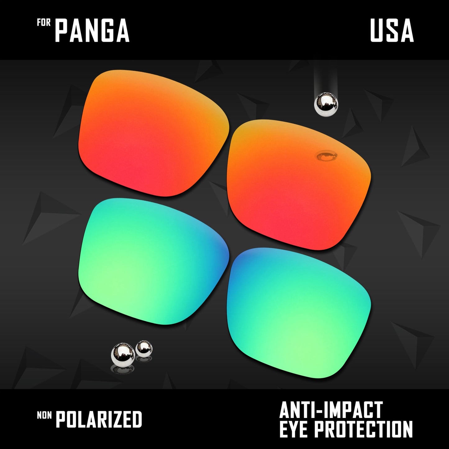 Anti Scratch Polarized Replacement Lenses for-Costa Del Mar Panga