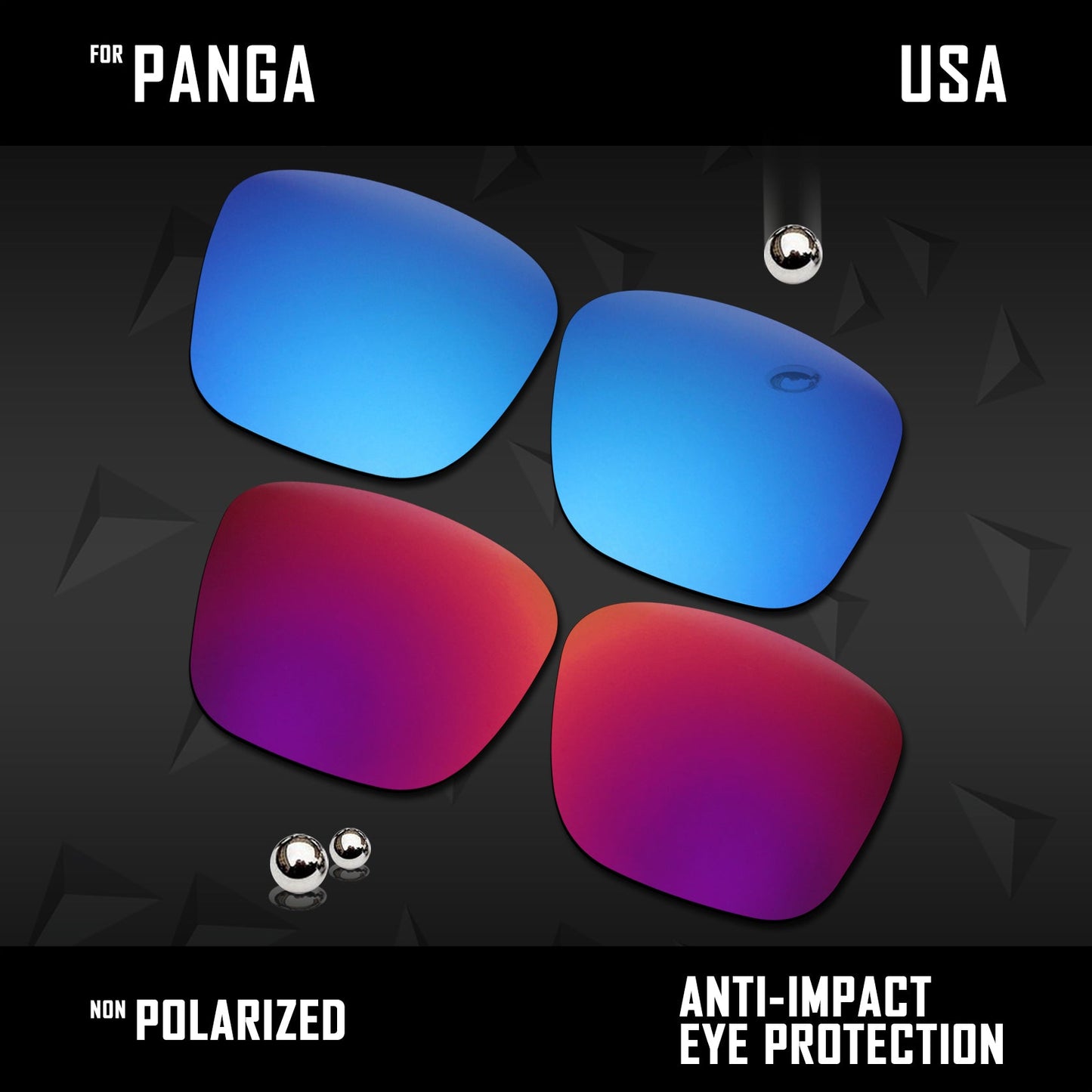 Anti Scratch Polarized Replacement Lenses for-Costa Del Mar Panga