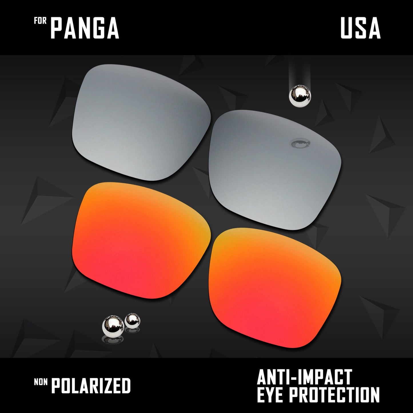 Anti Scratch Polarized Replacement Lenses for-Costa Del Mar Panga