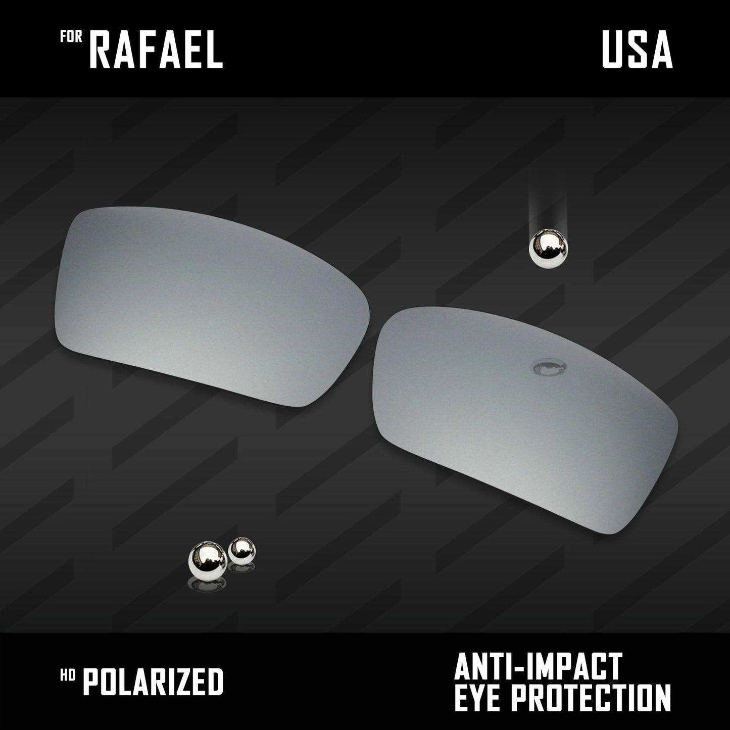 Anti Scratch Polarized Replacement Lenses for-Costa Del Mar Rafael