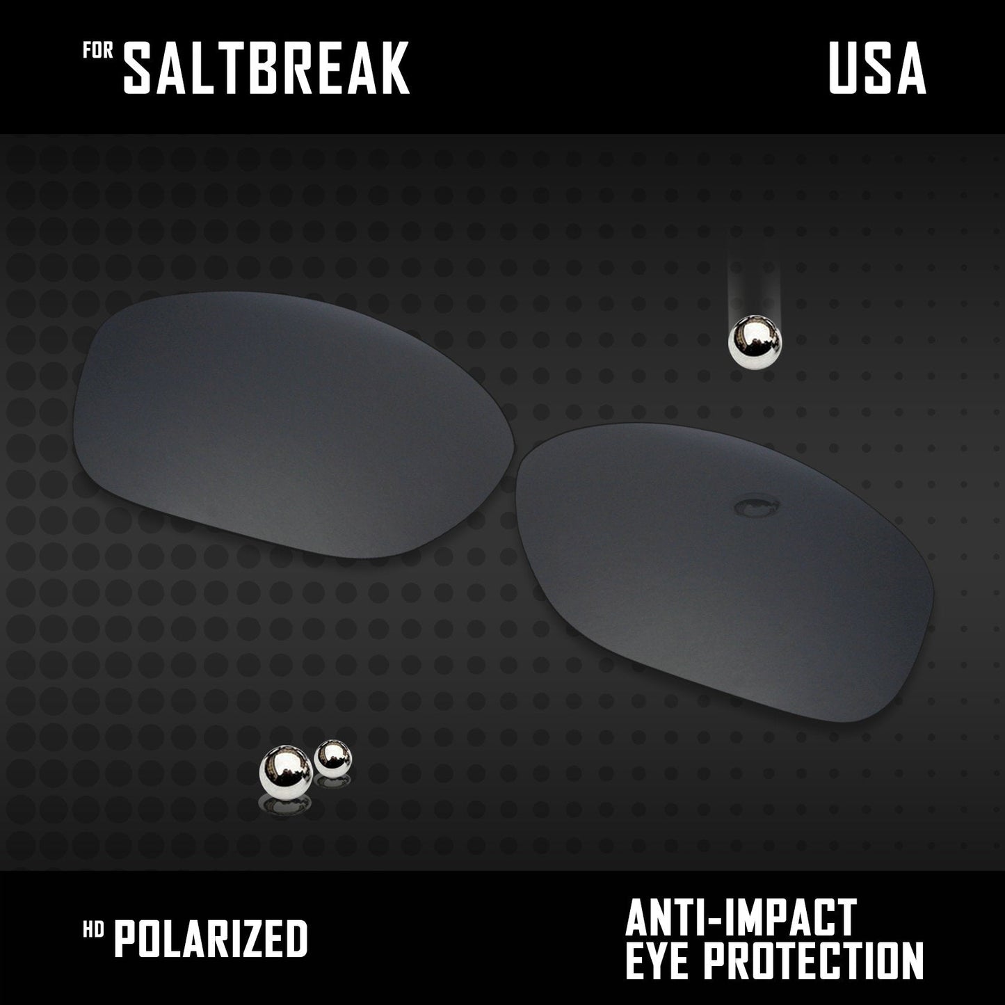 Anti Scratch Polarized Replacement Lenses for-Costa Del Mar Saltbreak