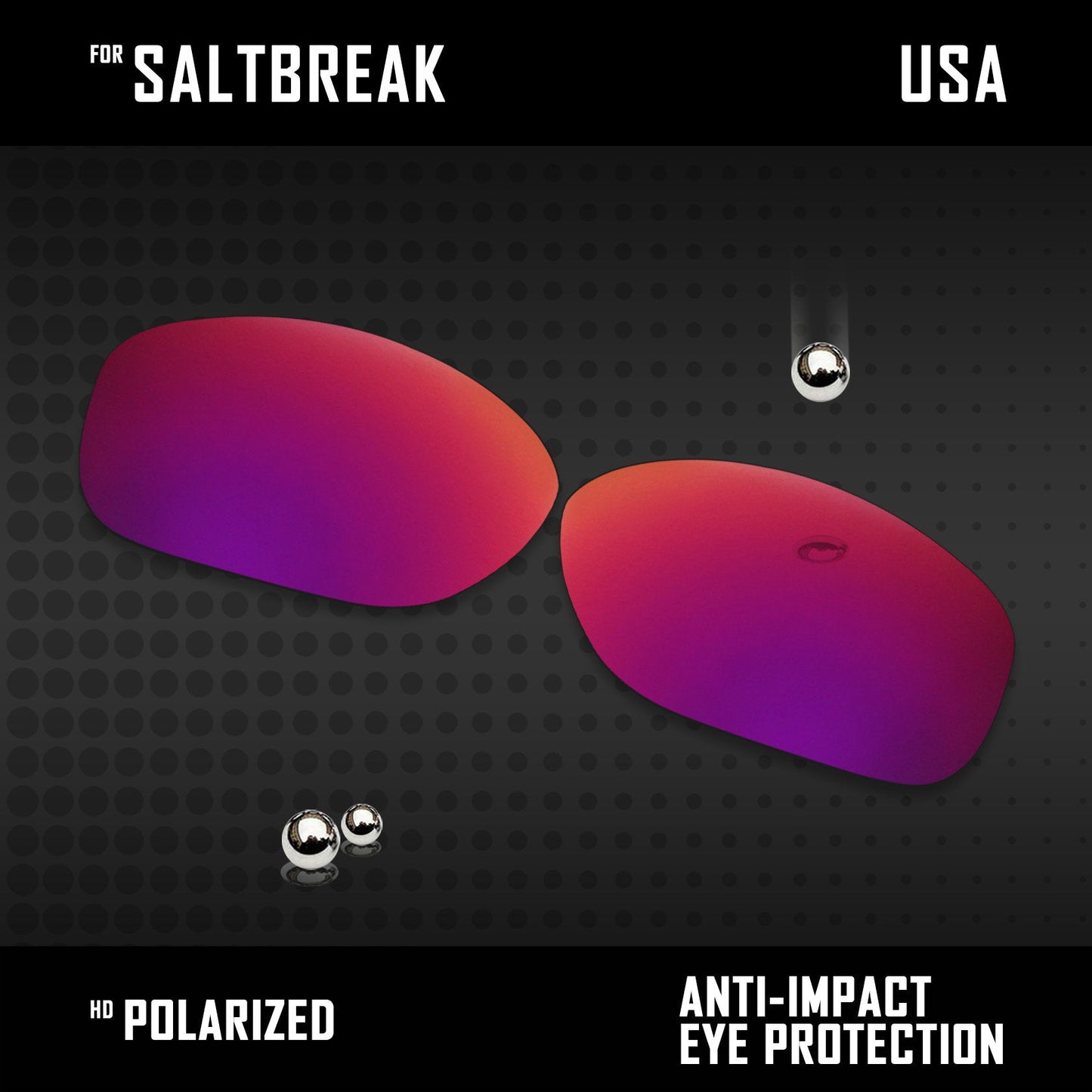 Anti Scratch Polarized Replacement Lenses for-Costa Del Mar Saltbreak