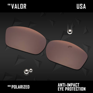 Anti Scratch Polarized Replacement Lenses for-Wiley X Valor