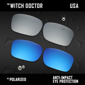 Anti Scratch Polarized Replacement Lenses for-Arnette Witch Doctor