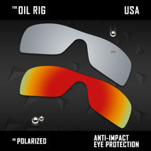 Load image into Gallery viewer, Anti Scratch Polarized Replacement Lenses for-Oakley Oil Rig Options