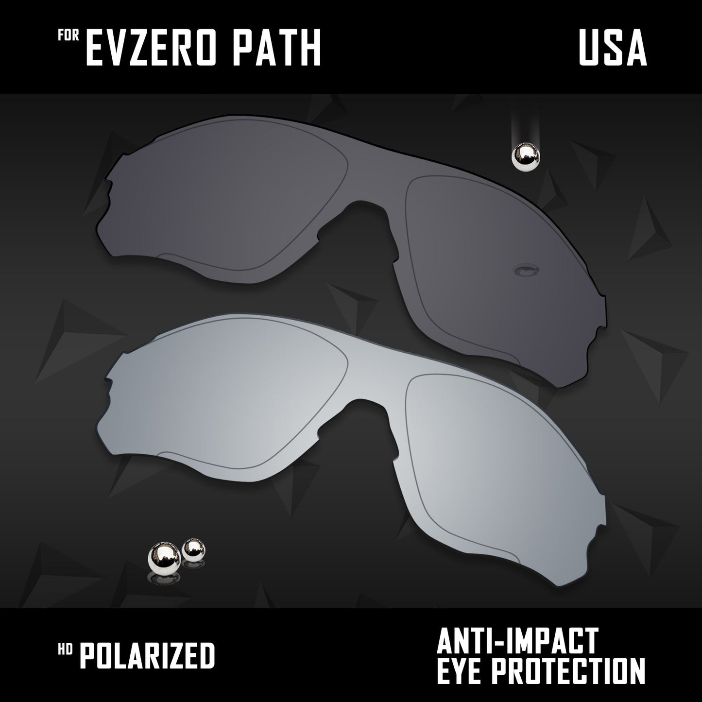 Anti Scratch Polarized Replacement Lenses for-Oakley EVZero Path OO9313 Options