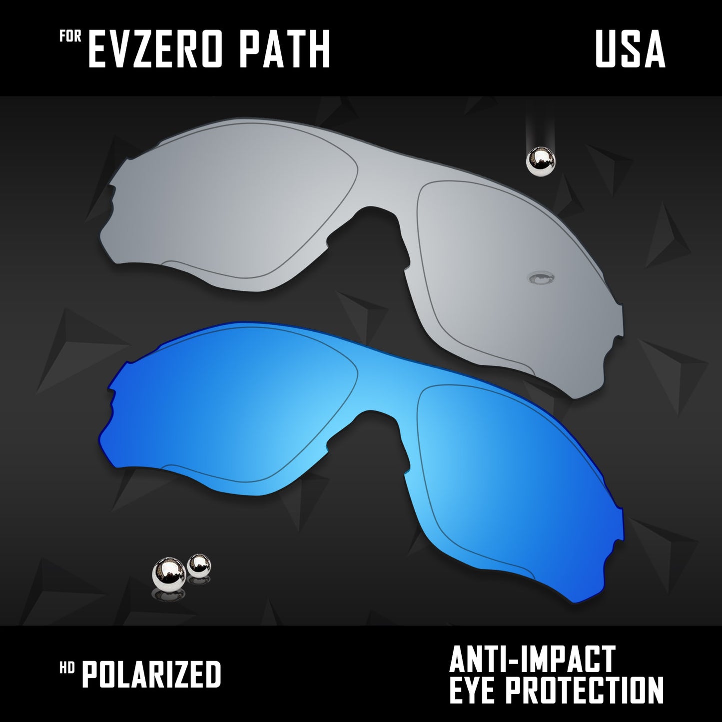 Anti Scratch Polarized Replacement Lenses for-Oakley EVZero Path OO9313 Options