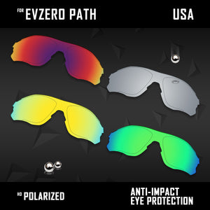 Anti Scratch Polarized Replacement Lenses for-Oakley EVZero Path OO9313 Options
