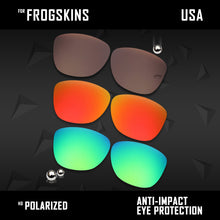Load image into Gallery viewer, Anti Scratch Polarized Replacement Lenses for-Oakley Frogskins OO9013 Options