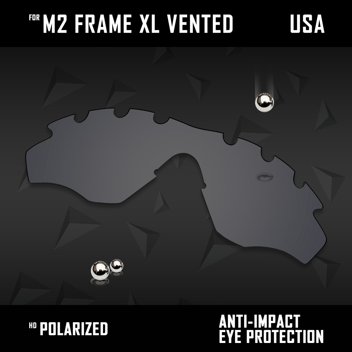 Anti Scratch Polarized Replacement Lens for-Oakley M2 Frame XL Vented OO9343 Opt
