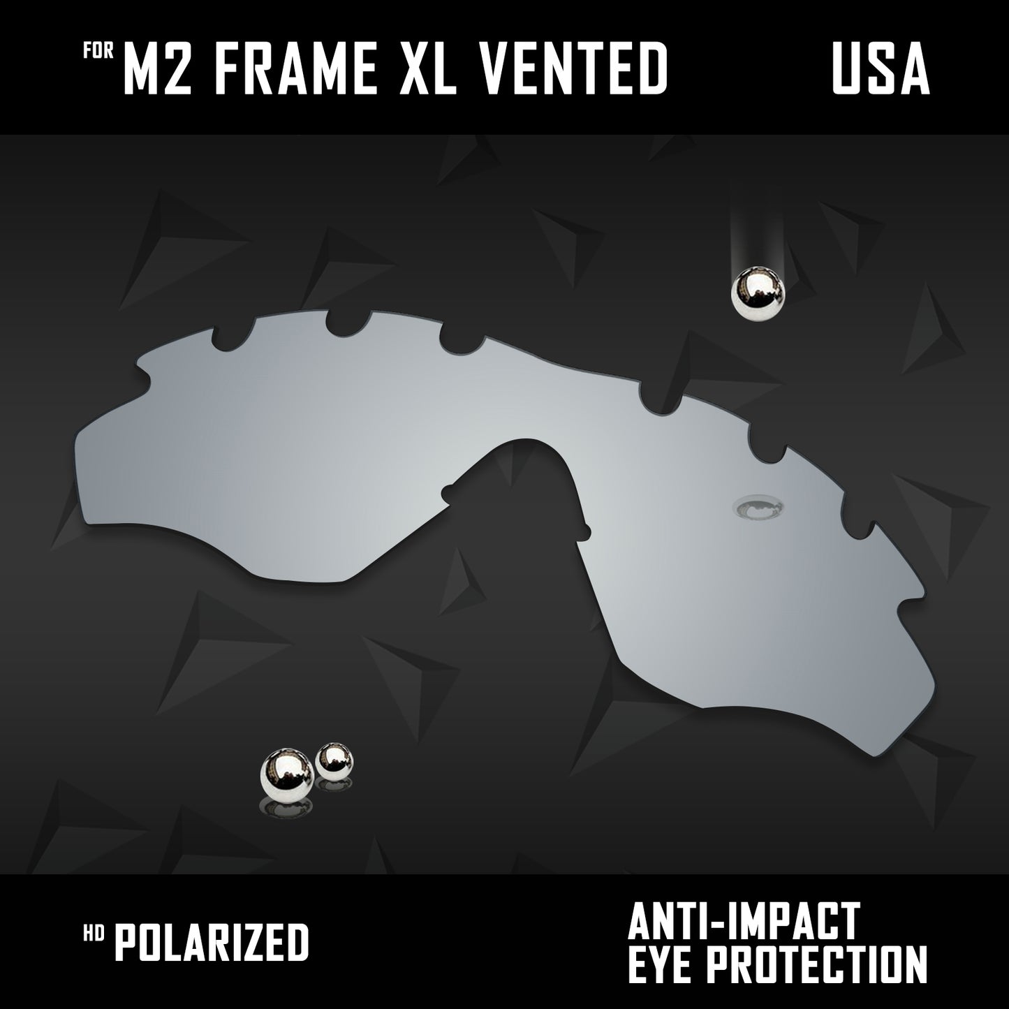 Anti Scratch Polarized Replacement Lens for-Oakley M2 Frame XL Vented OO9343 Opt
