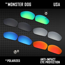 Load image into Gallery viewer, Anti Scratch Polarized Replacement Lenses for-Oakley Monster Dog Options