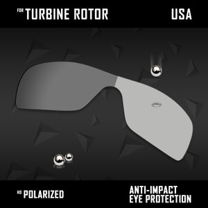 Anti Scratch Polarized Replacement Lenses for-Oakley Turbine Rotor OO9307 Opt
