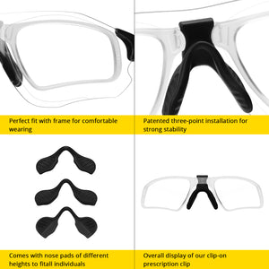 Custom Insert Clip-On & Prescription Lenses for Oakley Jawbreaker  Sunglasses