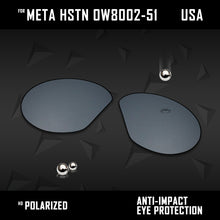 Load image into Gallery viewer, Anti Scratch Polarized Replacement Lenses for-Oakley Meta HSTN OW8002-51 Options