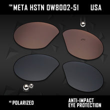 Load image into Gallery viewer, Anti Scratch Polarized Replacement Lenses for-Oakley Meta HSTN OW8002-51 Options