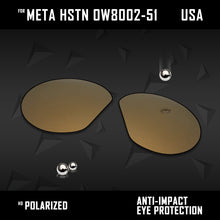 Load image into Gallery viewer, Anti Scratch Polarized Replacement Lenses for-Oakley Meta HSTN OW8002-51 Options