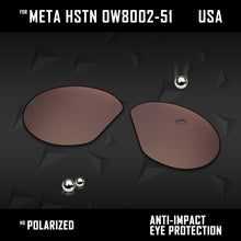 Load image into Gallery viewer, Anti Scratch Polarized Replacement Lenses for-Oakley Meta HSTN OW8002-51 Options