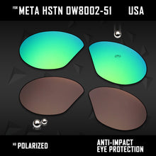Load image into Gallery viewer, Anti Scratch Polarized Replacement Lenses for-Oakley Meta HSTN OW8002-51 Options