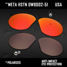 Load image into Gallery viewer, Anti Scratch Polarized Replacement Lenses for-Oakley Meta HSTN OW8002-51 Options