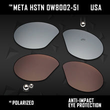 Load image into Gallery viewer, Anti Scratch Polarized Replacement Lenses for-Oakley Meta HSTN OW8002-51 Options