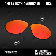 Load image into Gallery viewer, Anti Scratch Polarized Replacement Lenses for-Oakley Meta HSTN OW8002-51 Options