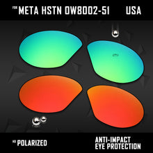 Load image into Gallery viewer, Anti Scratch Polarized Replacement Lenses for-Oakley Meta HSTN OW8002-51 Options