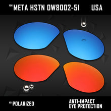 Load image into Gallery viewer, Anti Scratch Polarized Replacement Lenses for-Oakley Meta HSTN OW8002-51 Options
