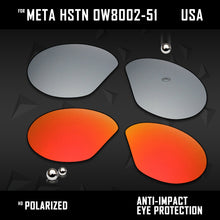 Load image into Gallery viewer, Anti Scratch Polarized Replacement Lenses for-Oakley Meta HSTN OW8002-51 Options