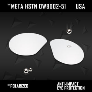 Anti Scratch Polarized Replacement Lenses for-Oakley Meta HSTN OW8002-51 Options