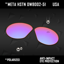 Load image into Gallery viewer, Anti Scratch Polarized Replacement Lenses for-Oakley Meta HSTN OW8002-51 Options