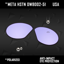 Load image into Gallery viewer, Anti Scratch Polarized Replacement Lenses for-Oakley Meta HSTN OW8002-51 Options