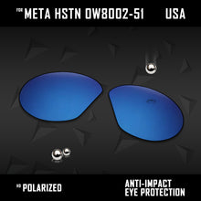 Load image into Gallery viewer, Anti Scratch Polarized Replacement Lenses for-Oakley Meta HSTN OW8002-51 Options