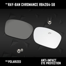 Load image into Gallery viewer, Anti Scratch Polarized Replacement Lenses for-Ray-Ban Chromance RB4264-58 Options