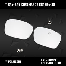 Load image into Gallery viewer, Anti Scratch Polarized Replacement Lenses for-Ray-Ban Chromance RB4264-58 Options