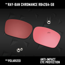 Load image into Gallery viewer, Anti Scratch Polarized Replacement Lenses for-Ray-Ban Chromance RB4264-58 Options