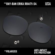 Load image into Gallery viewer, Anti Scratch Polarized Replacement Lenses for-Ray-Ban Erika RB4171-54 Options