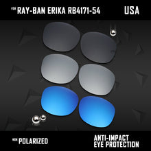 Load image into Gallery viewer, Anti Scratch Polarized Replacement Lenses for-Ray-Ban Erika RB4171-54 Options