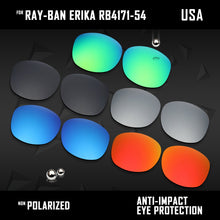 Load image into Gallery viewer, Anti Scratch Polarized Replacement Lenses for-Ray-Ban Erika RB4171-54 Options