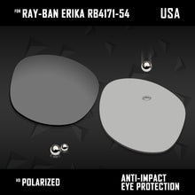 Load image into Gallery viewer, Anti Scratch Polarized Replacement Lenses for-Ray-Ban Erika RB4171-54 Options