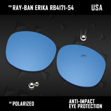 Load image into Gallery viewer, Anti Scratch Polarized Replacement Lenses for-Ray-Ban Erika RB4171-54 Options