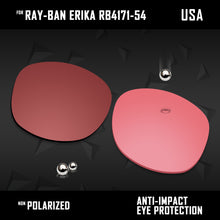 Load image into Gallery viewer, Anti Scratch Polarized Replacement Lenses for-Ray-Ban Erika RB4171-54 Options